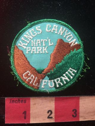 Vintage Kings Canyon National Park California Patch 81g2