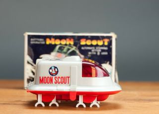 Antique Toy Tn Nomura Moon Scout Space Toy Lunar Japan Japanese Boxed