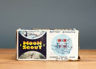 Antique Toy TN Nomura Moon Scout Space Toy Lunar Japan Japanese Boxed 2