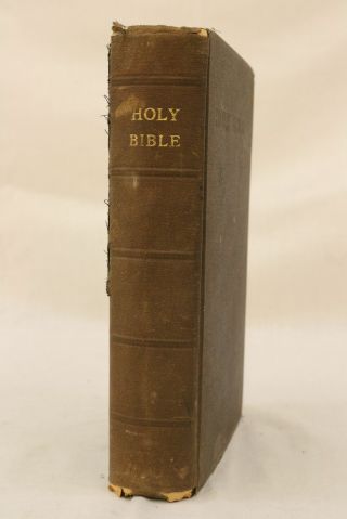 Vintage/antique The Holy Bible Old And Testaments,  Maps In The Back