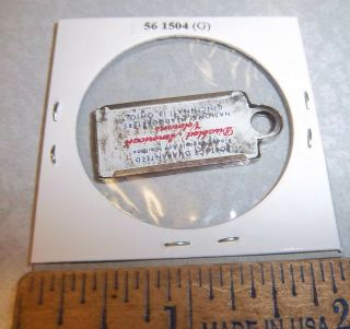 1961 IOWA 56 1504 DAV Mini License Plate keychain Disabled American Vet 2
