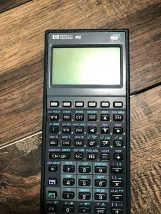Vintage 1993 Hp 48g Scientific Graphing Calculator 32k Ram Hewlett - Packard