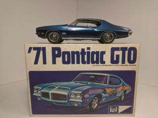 Vintage Mpc 1971 Pontiac Gto Customizing Kit 1 - 7111 - 200 Built 1:25