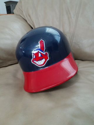 Game Worn Cleveland Indians Batting Helmet Mlb Baseball Vintage