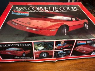 Vintage Monogram 1985 Corvette Coupe 1:8 Scale