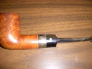 Peterson Pipe - Dublin With Silver Band Inscribed July 4,  2001 With A Flag