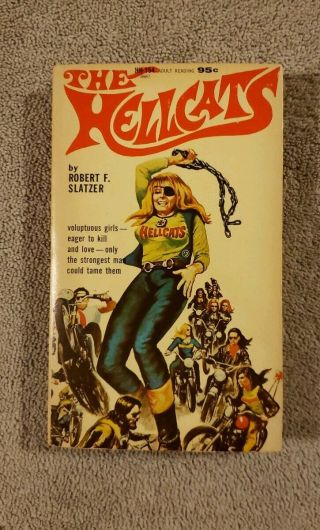 The Hellcats Robert F Slatzer Holloway House Vintage Paperback Movie Tie 1968