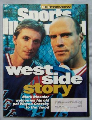 Wayne Gretzky & Mark Messier York Rangers 1996 Sports Illustrated