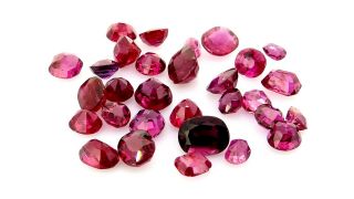 Mixed Antique Untreated Rubies 7.  33ct Natural Loose Gemstones.
