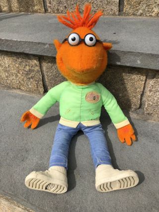 Vintage 1978 Fisher Price Scooter Muppet Show Plush Doll 70’s Jim Henson Kermit