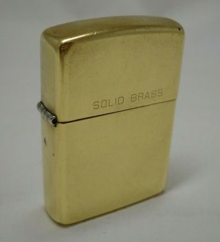 Zippo 1932 - 1989 Solid Brass Commemorative 57th Lighter