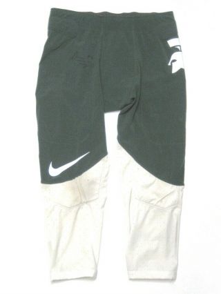 Damion Terry Team Issued Signed Exclusive Michigan State Spartans Nike Xl Pants