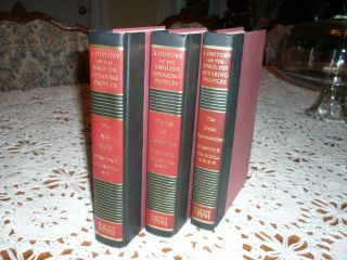 3 - Volumes Of A History Of The English Speaking Peoples By Winston Churchill