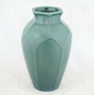 Antique Rookwood Pottery 1919 Matte Green Vase - Form 2414 - 10 "