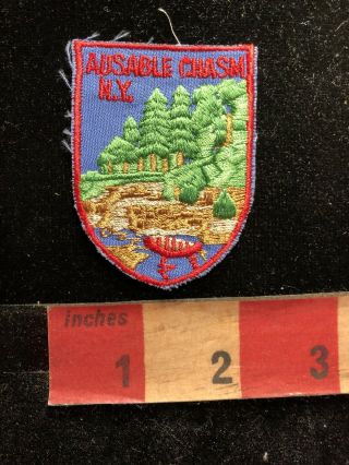 Vintage Ausable Chasm York Patch (grand Canyon Of The Adirondacks) 83k