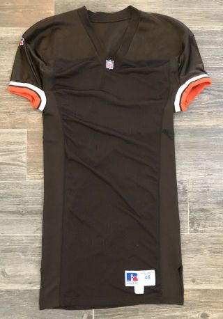 Game Issued Russell Cleveland Browns Blank Jersey Sz 46
