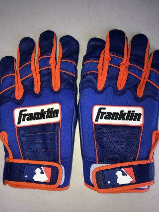 Yoenis Cespedes Authentic Franklin Cfx Pro Batting Gloves Large Size.