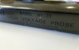 B&K Precision HV - 32 High Voltage Probe Meter Vintage 2