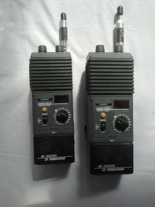 Vintage Two GE 40 Channel CB Transceivers Not 2