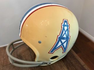 Vintage Rawlings Nfl Houston Oilers Helmet Made In Usa