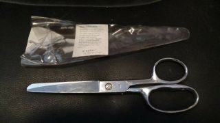 Vintage Gingher Knife Edge 8 " Scissors Shears Chrome Germany