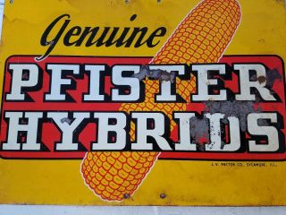 Pfister Hybrids Seed Corn Ear Farm 1940 