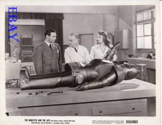 Robot On Table The Monster And The Ape R.  I.  56 Vintage Photo