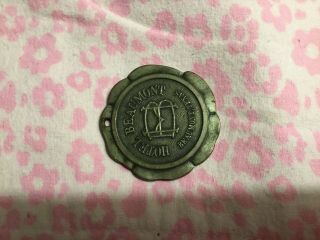 Vintage Beaumont,  Texas Coin Style Hotel Token/key Fob,  See Photos