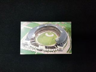 1940s 50s Cleveland Indians Browns Municipal Stadium Vintage Postcard Exmt