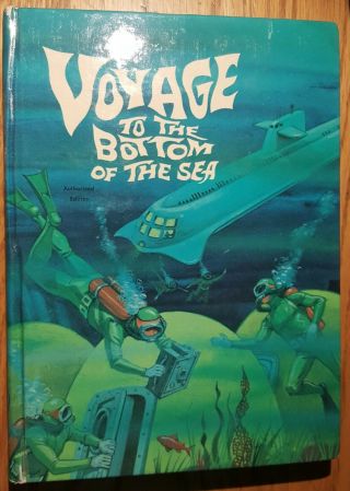 [free Shipping] Vintage Voyage To The Bottom Of The Sea - Tv - Whitman Ed 1965