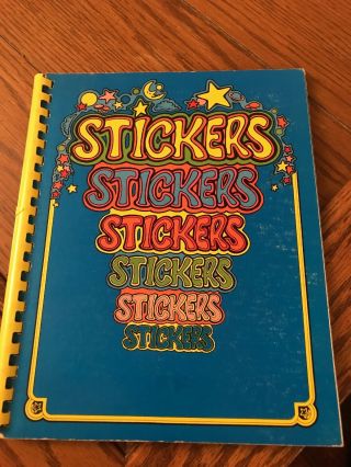 Vintage The Sticker Gang Star Bright Design 1982 Sticker Book Cabbage Patch 80’s