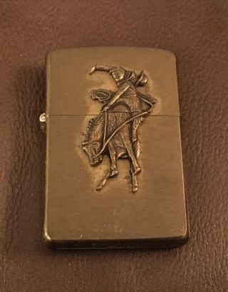 Zippo Marlboro Country Store Brass Advertising Lighter 1994 Date Code