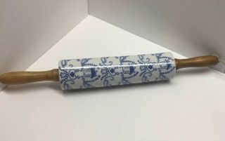 Vintage Collectible Baking Rolling Pin Kitchen Decor Ivy/ Heart/ Bells/ Flowers