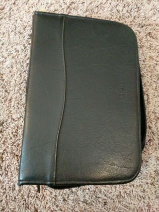 Vintage Case Logic Black Faux Leather Cd/dvd/blu - Ray Wallet 80 - Disc Case Storage