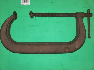 Vintage Huge Deep A.  H.  Williams 12 " Large C Clamp 412 Chicago Welding Tool