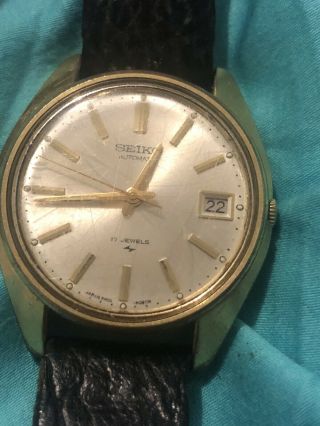 Vintage Men’s Seiko Automatic Watch 7005 - 8022 C1970s