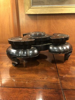 Antique Chinese 3 - Footed Stand/censer Stand
