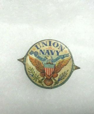 Union Navy Tobacco Tag,  Picture Of The American Eagle
