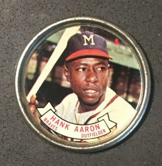 1964 Topps Hank Aaron 83 Baseball Coin