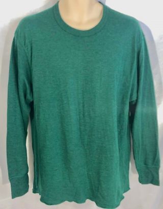 Vintage Duofold Green Base Layer Shirt Size Xxl Usa Made Vgc U17