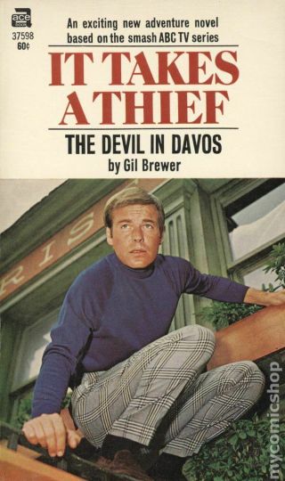 The Devil In Davos (like) It Takes A Thief Ace 37598 Gil Brewer 1969 Spy