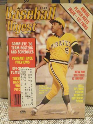 Baseball Digests April 1980 (pirates 