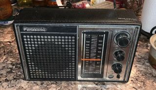 Panasonic Vintage Am/fm Portable Transistor Radio,  Model Rf - 597 Japan