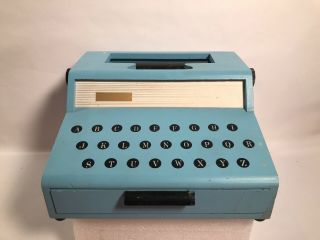 Vintage Typewriter Music Jewelry Box Made In Japan.