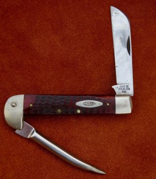 Vintage Antique Folding Pocket Knife Case Xx Stainless Usa 1965 - 69 Bosun 6246r