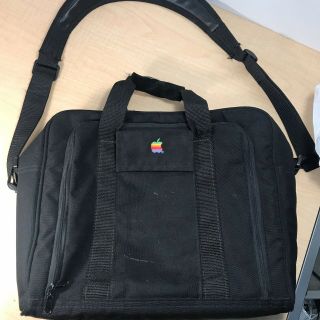 Apple Powerbook Vintage Black Laptop/messenger Bag