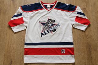 28 Mickey All Stars Walt Disney Vintage Ice Hockey Jersey Shirt Size Adult M