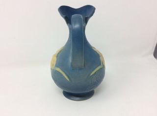 Vintage Roseville Art Pottery Ewer Pitcher Vase 22 - 6 6 1/2 