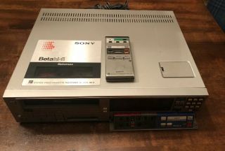 Vintage 1984 Sony Betamax Sl2710 Hi - Fi Stereo Vcr Recorder Only