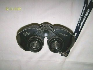 Vintage Sears Discoverer Binoculars 32727 Extra Wide Angle Amber Japan 7x50